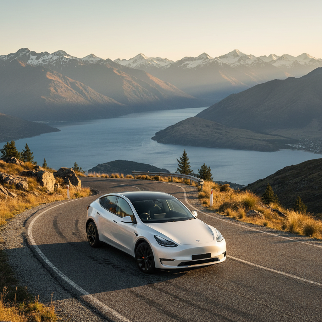 Tesla Model Y Long Range in white
